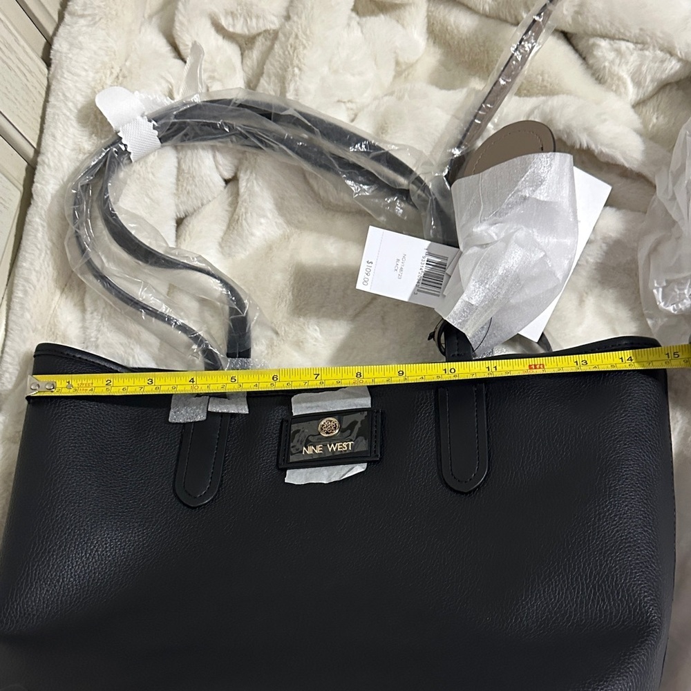 Nine West Black and Brown Tote Bag Set - Picture 10 of 12